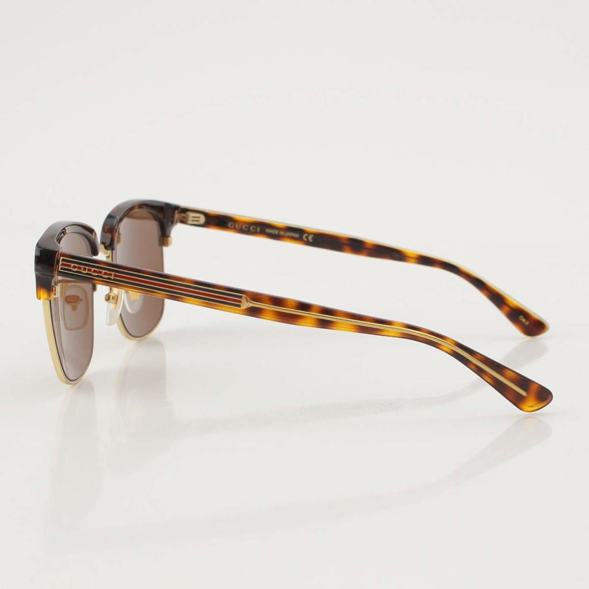 グッチ Gucci べっ甲 ウェリントン型 サングラス 眼鏡 アイウェア