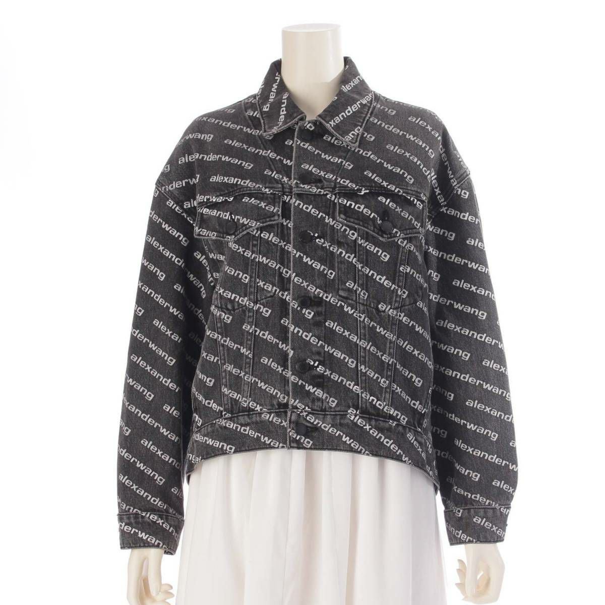 アレキサンダー ワン Alexander Wang ロゴジャガード デニム