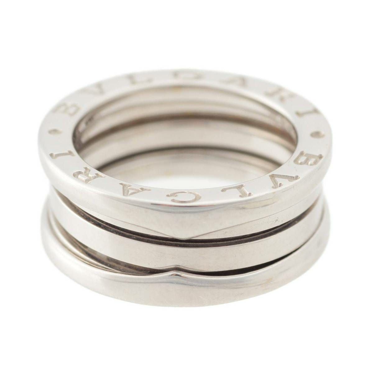 ブルガリ BVLGARI B-ZERO1 ビーゼロワン 2バンド リング 指輪 750WG