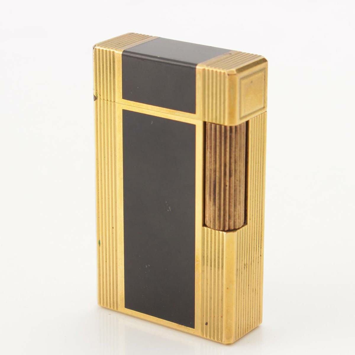 デュポン STDupont ライン1 都彭刻印 ガスライター 喫煙具 ゴールド