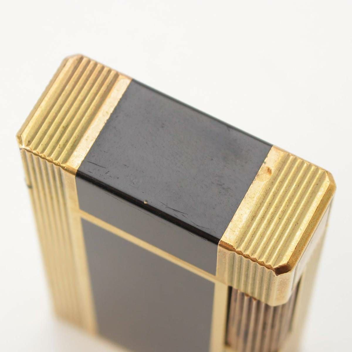 デュポン STDupont ライン1 都彭刻印 ガスライター 喫煙具 ゴールド