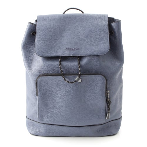 コーチ ターナー バックパック TURNER BACKPACK ペブルレザー リュック デイパック C1280 ブルー系