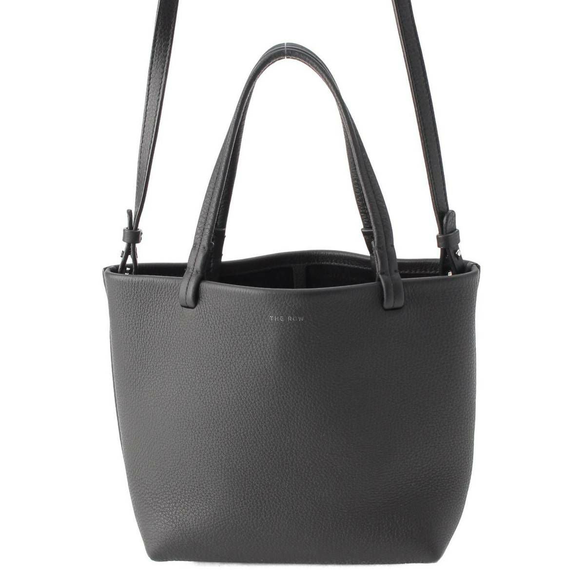 ザロウ THE ROW パーク スモール ロゴ 2way レザー トートバッグ