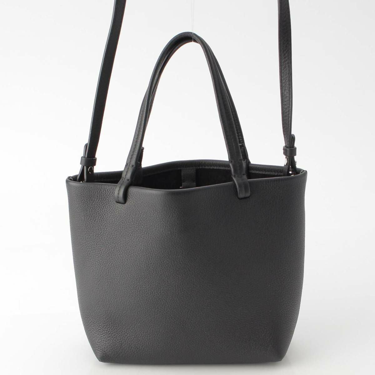 ザロウ THE ROW パーク スモール ロゴ 2way レザー トートバッグ