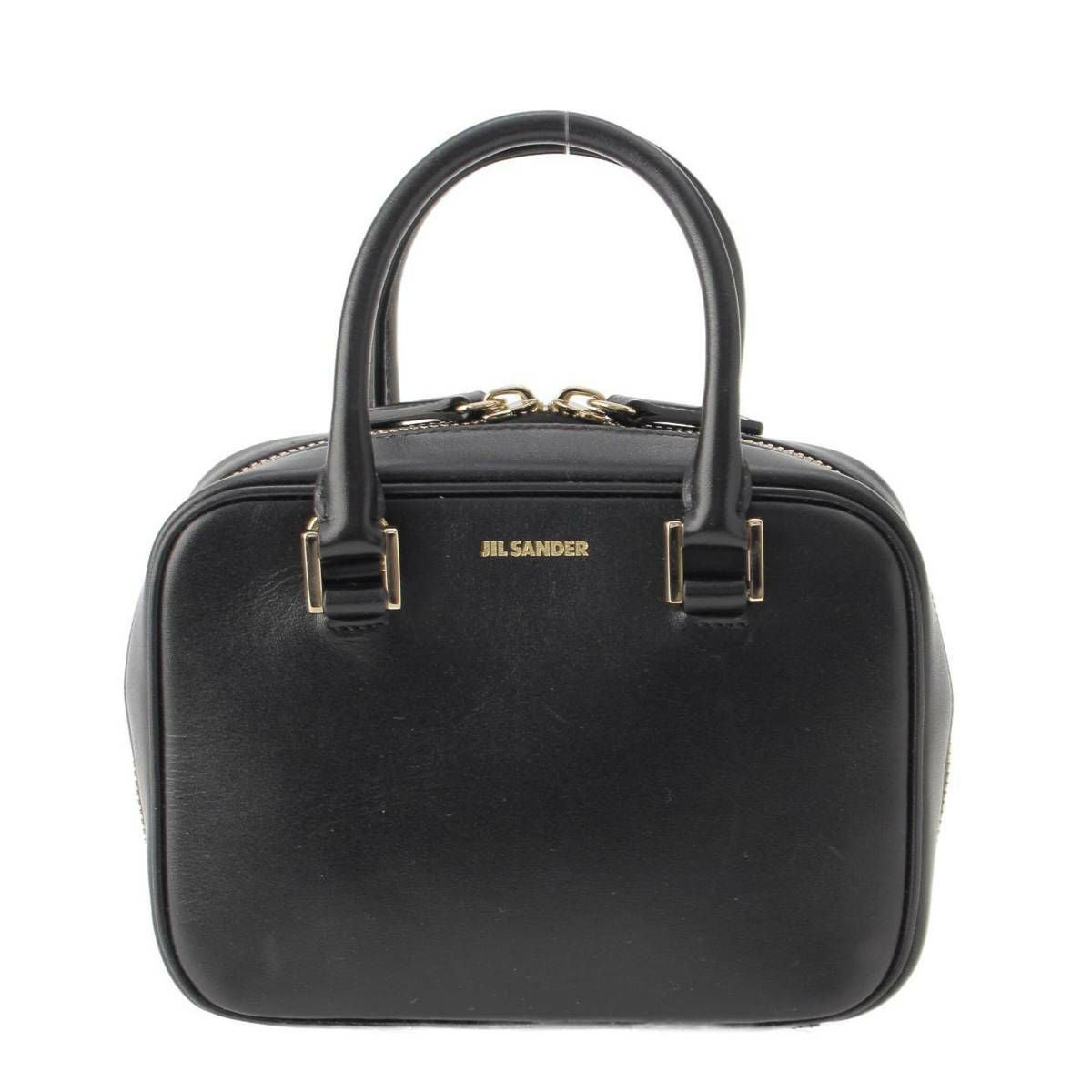 ジルサンダー Jil Sander Jビジョン レザー ロゴ ダブルハンドル ミニ