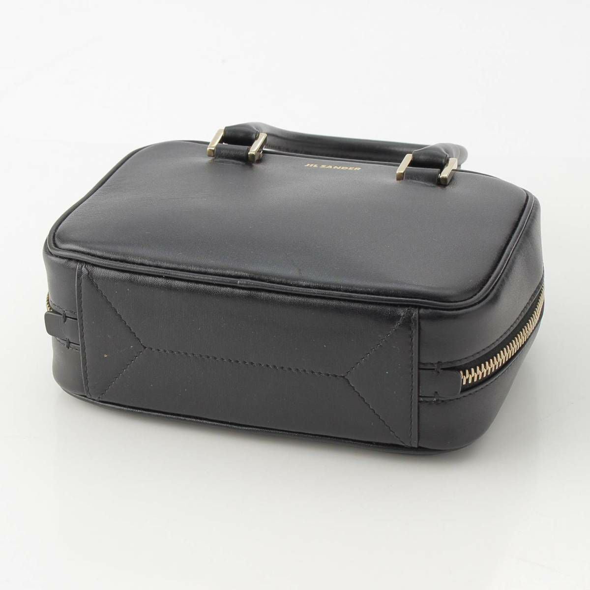 ジルサンダー Jil Sander Jビジョン レザー ロゴ ダブルハンドル ミニ