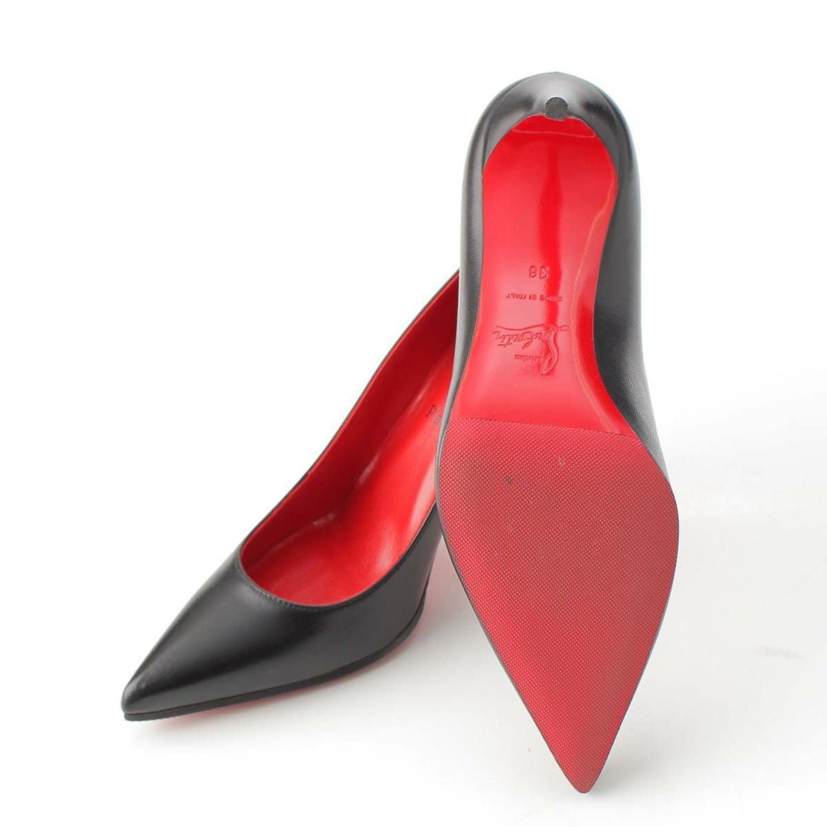 クリスチャンルブタン Christian Louboutin KATE85 レザー ポイン