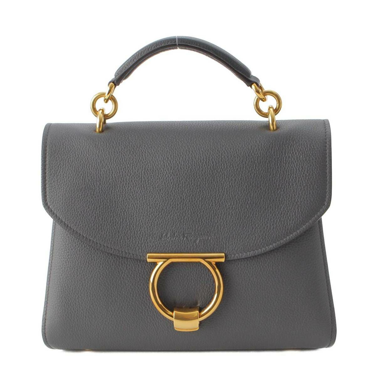 サルバトーレフェラガモ Salvatore Ferragamo ガンチーニ ゴールド金具