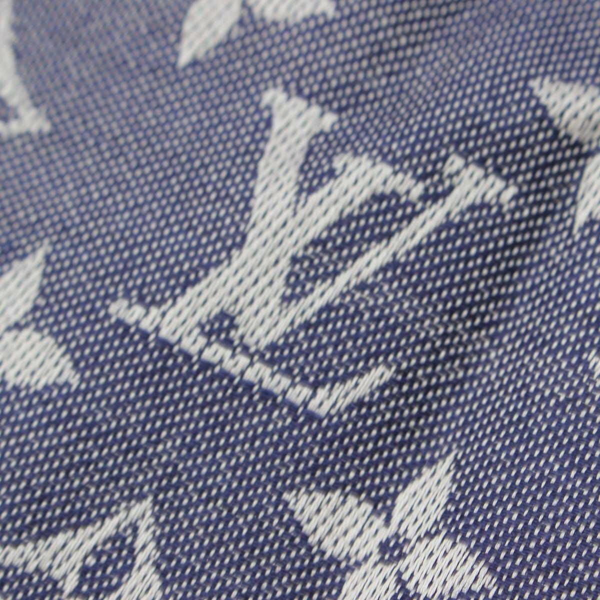 ルイヴィトン Louis Vuitton モノグラム デニム シルク×ウール