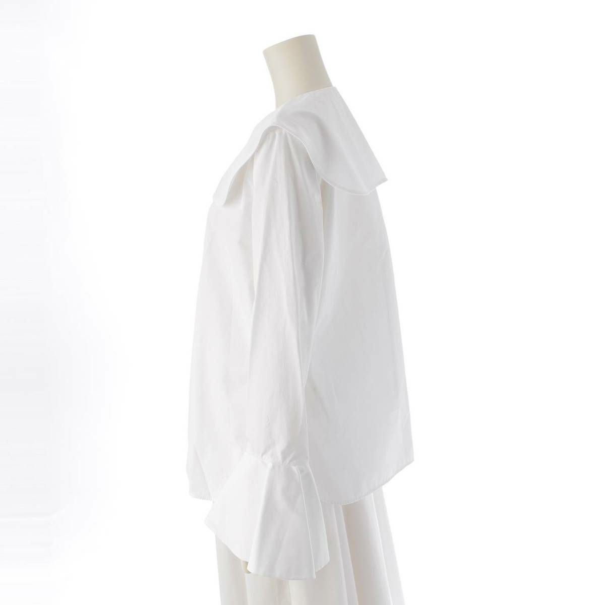 ジルサンダー Jil Sander 22年 コットン セーラーカラー ベルスリーブ