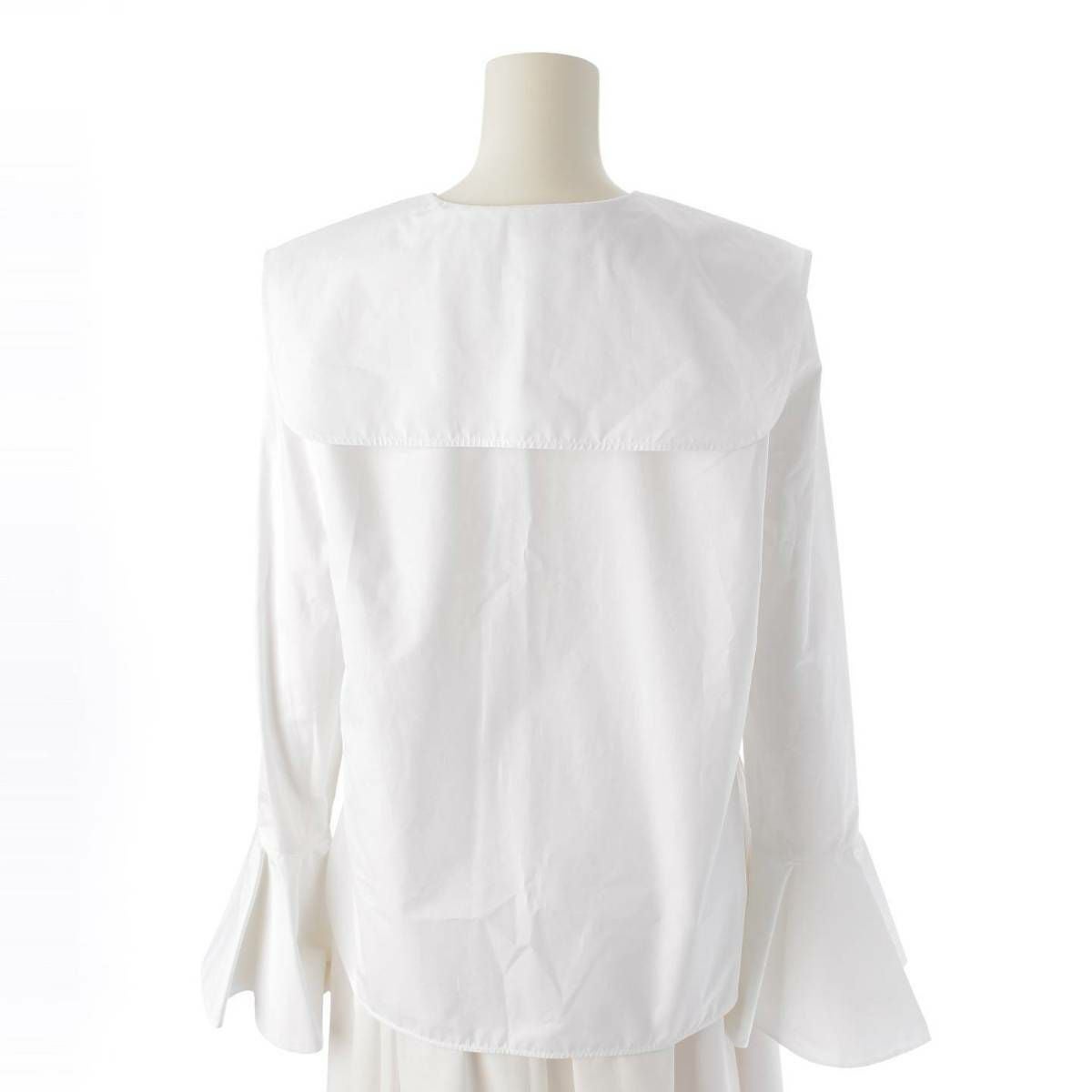 ジルサンダー Jil Sander 22年 コットン セーラーカラー ベルスリーブ