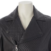 シャネル Chanel メンズ ココマーク ラムレザー キルティング 