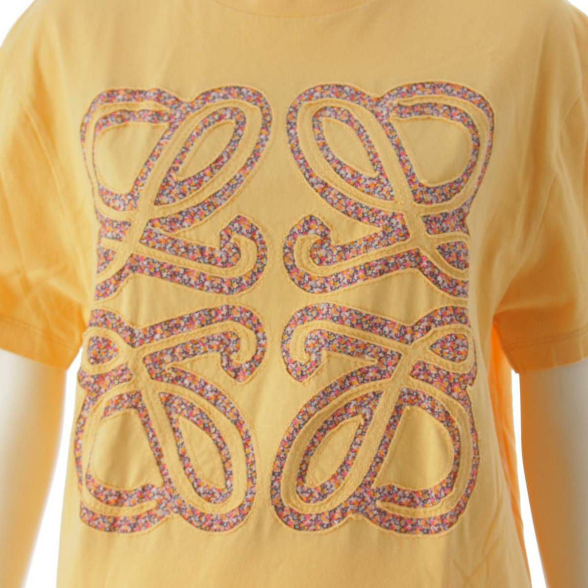 ロエベ Loewe アナグラム ロゴ 半袖 クルーネック Tシャツ カットソー