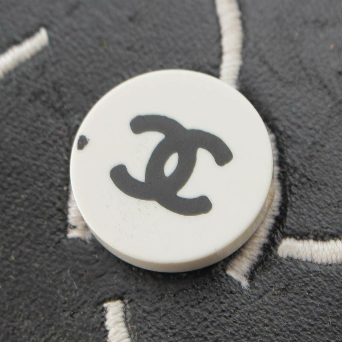 シャネル Chanel レザー ココマーク カメリア ブローチ アクセサリー