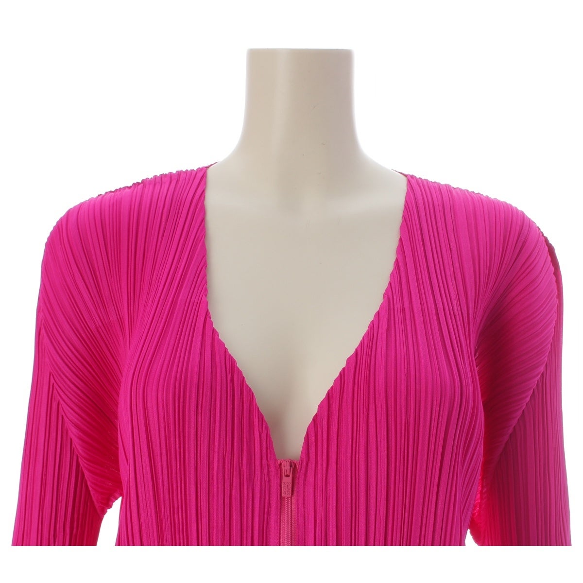 イッセイミヤケ プリーツプリーズ PLEATS PLEASE ポリエステル ジップ