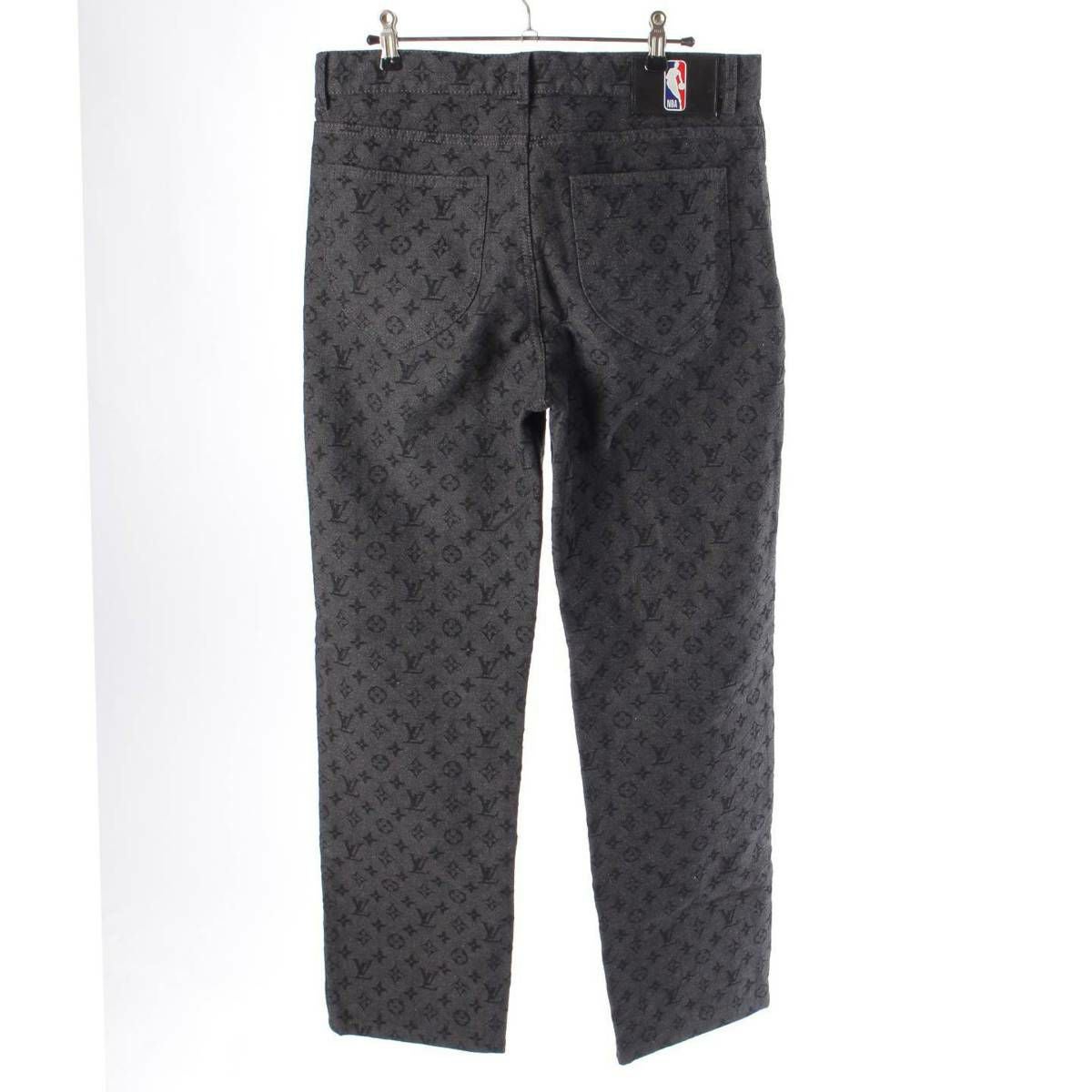 ルイヴィトン NBAコラボ 21SS メンズ モノグラム デニム パンツ