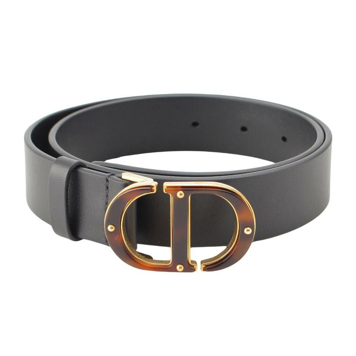 クリスチャンディオール Christian Dior 30モンテーニュ CDロゴ レザー