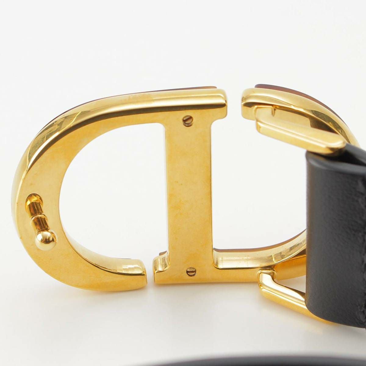 クリスチャンディオール Christian Dior 30モンテーニュ CDロゴ レザー