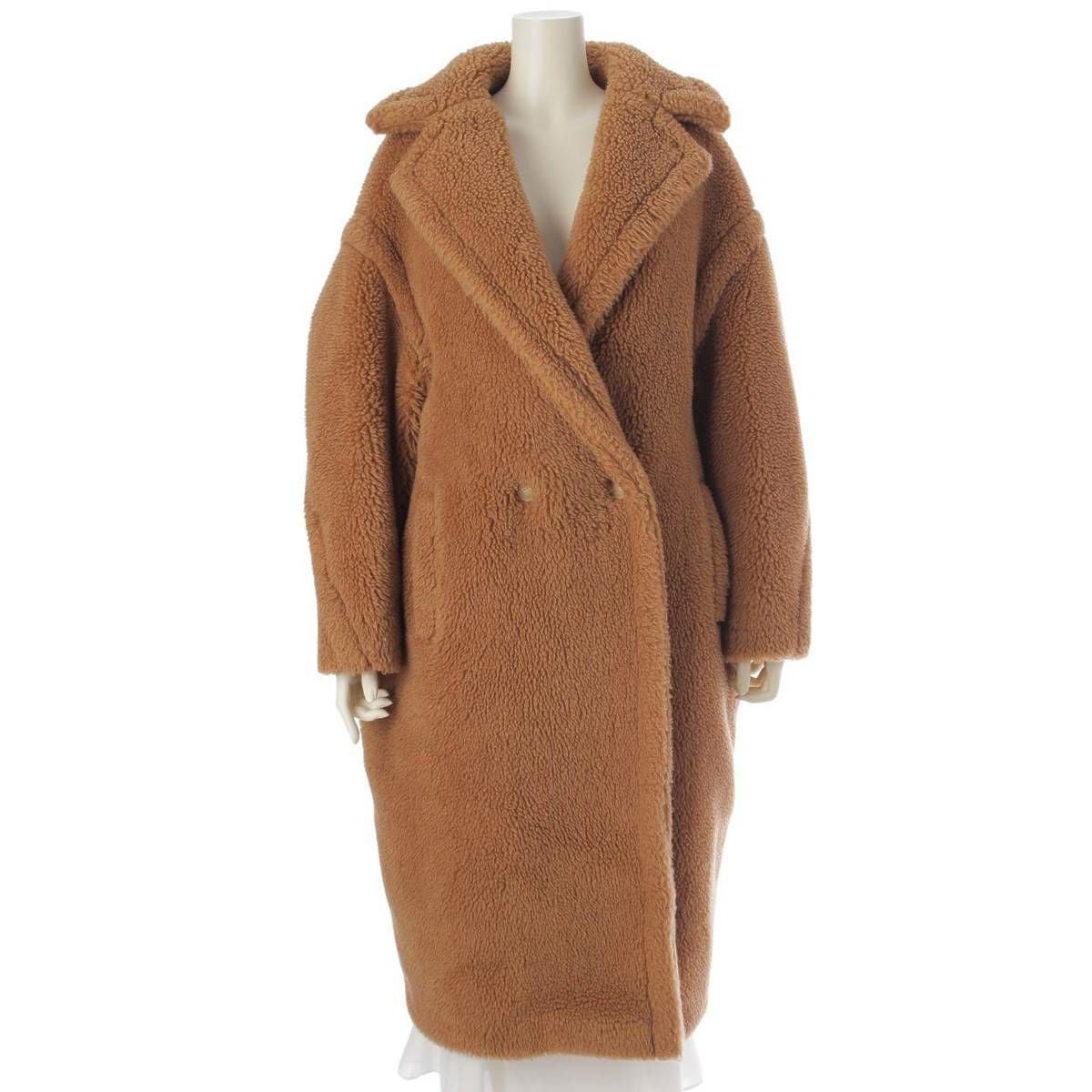 マックスマーラ Max mara テディベア シルク キャメルヘア アイコン