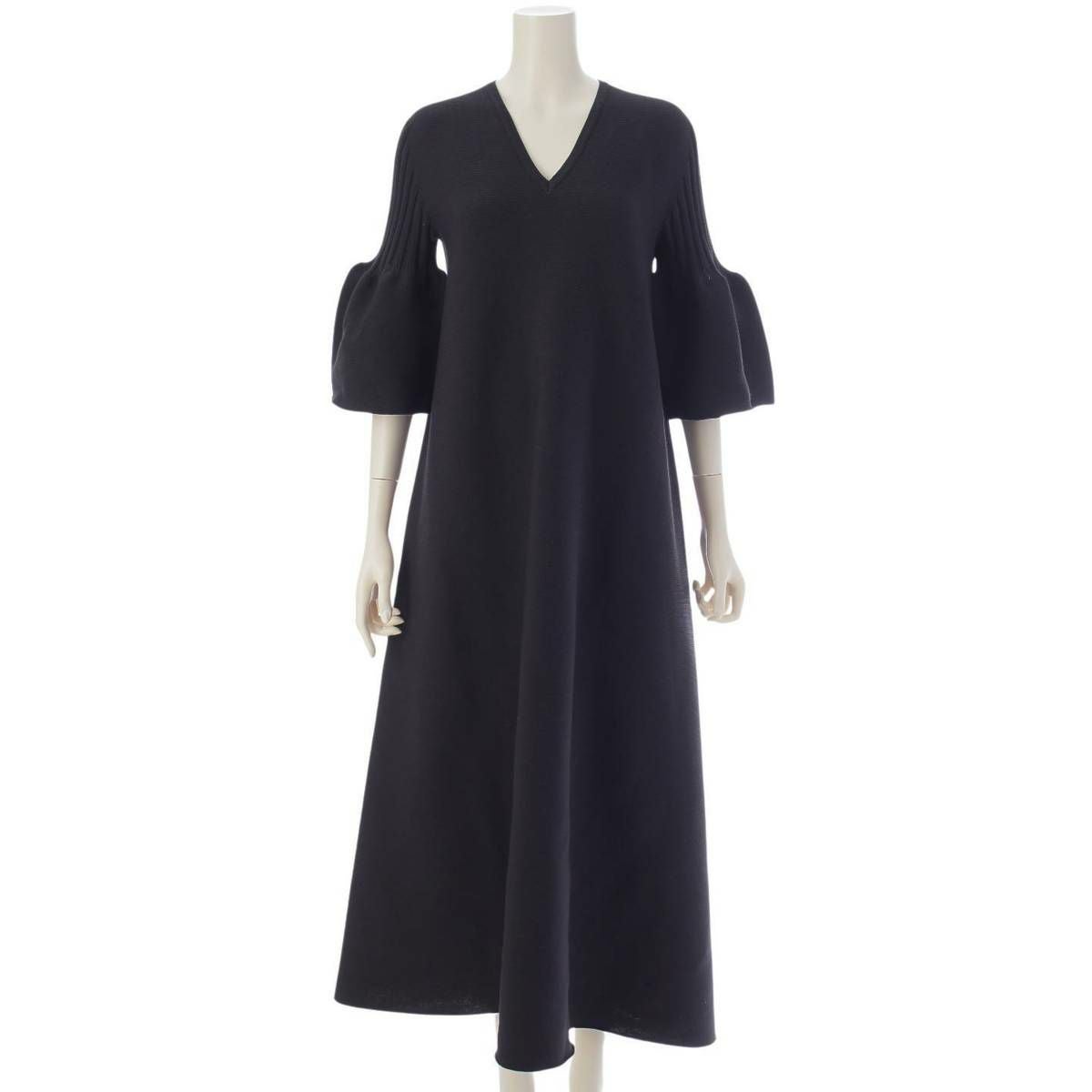 CFCL 23SS POTTERY KAFTAN ドレスワンピース 五分袖 ロング丈