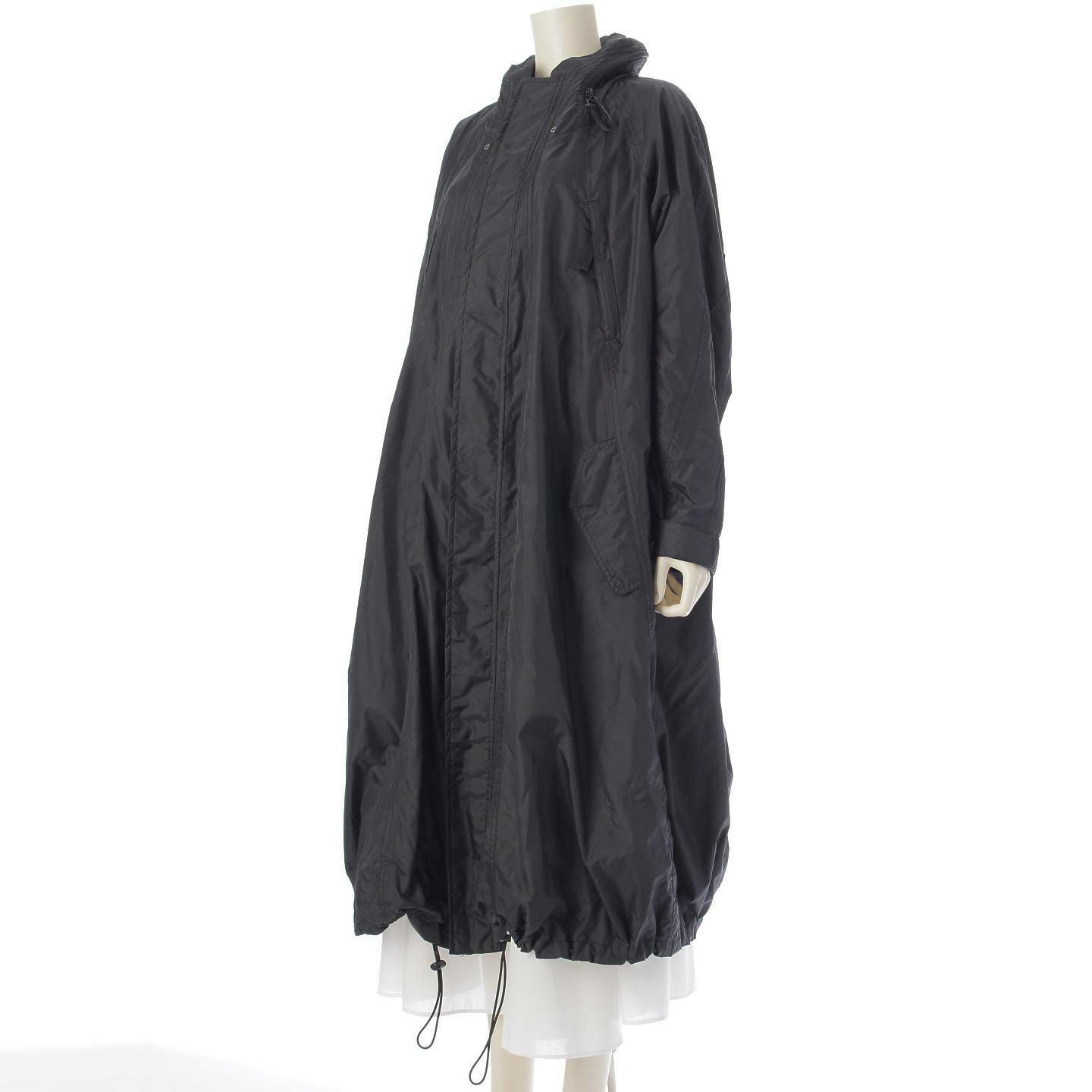 イッセイミヤケ 名作 WINDCOAT 背面PCポケット付 ナイロンロングコート イッセイミヤケ 12AW ナイロン ポリエステル パラシュート ロング