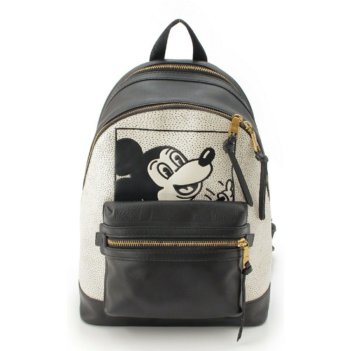 COACH Disney コーチ ミッキー リュック バックパック ホワイト系 コーチ ミッキーマウス ディズニー キースへリング アカデミー バック