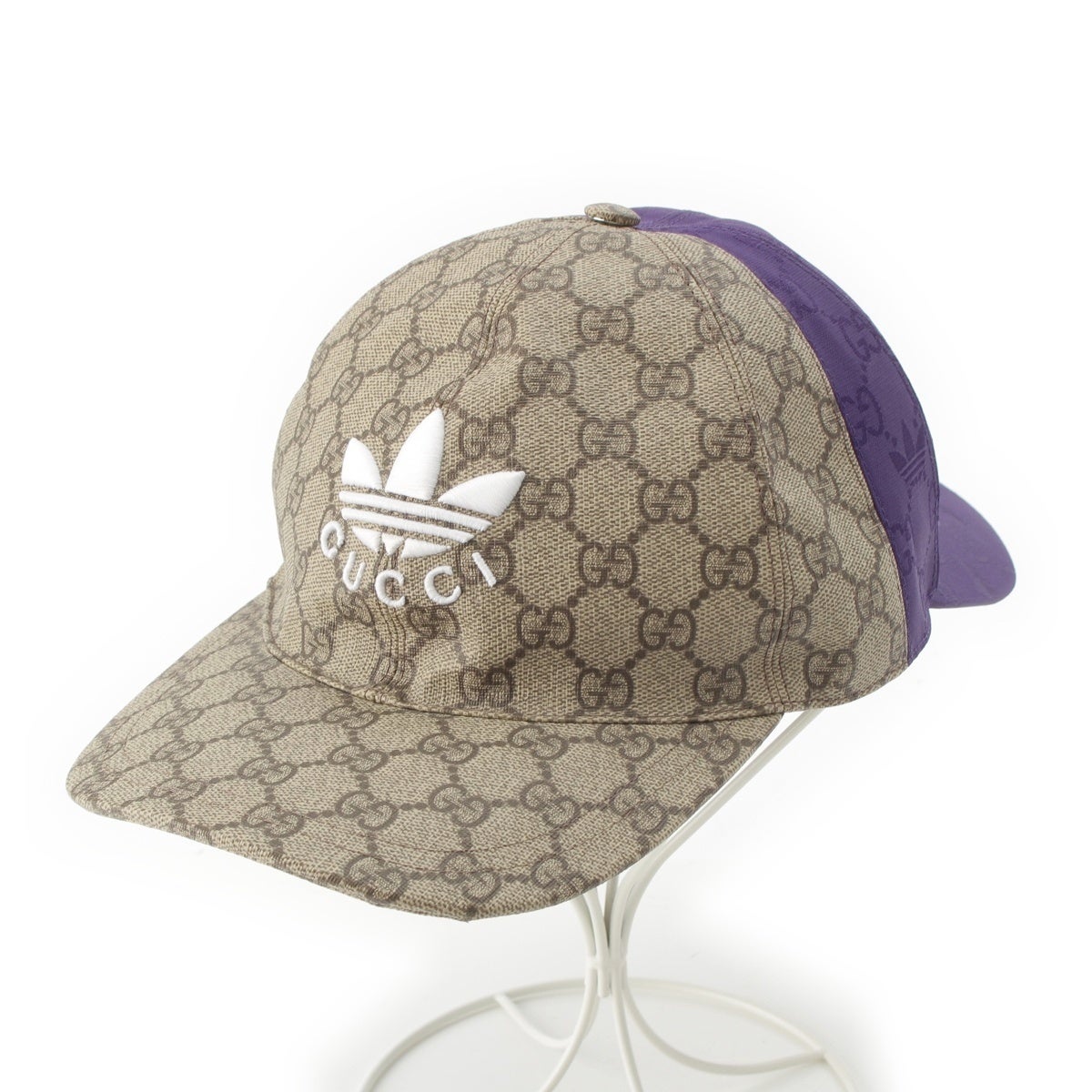 グッチ アディダス adidas GGスプリーム ダブルバイザー キャップ 帽子
