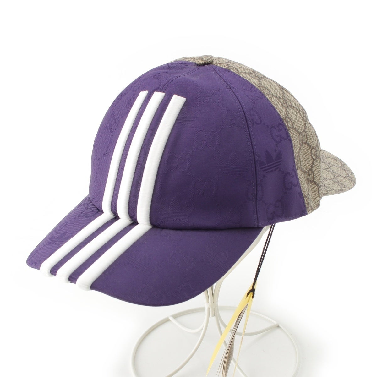 グッチ アディダス adidas GGスプリーム ダブルバイザー キャップ 帽子