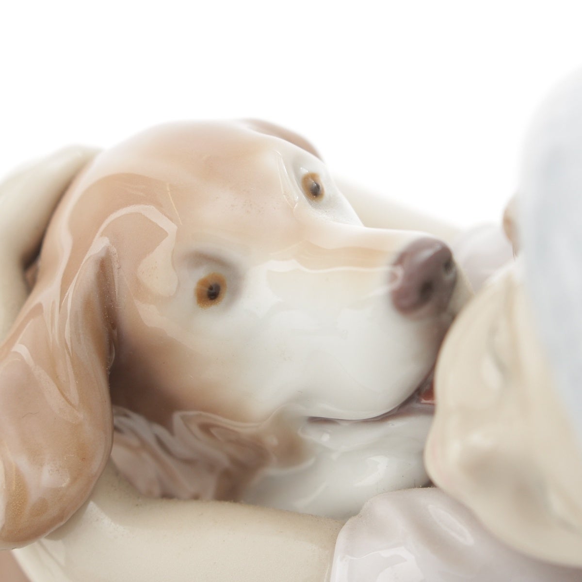 リヤドロ 2002年 待ってたよ! 磁器 人形 女の子 犬 オブジェ