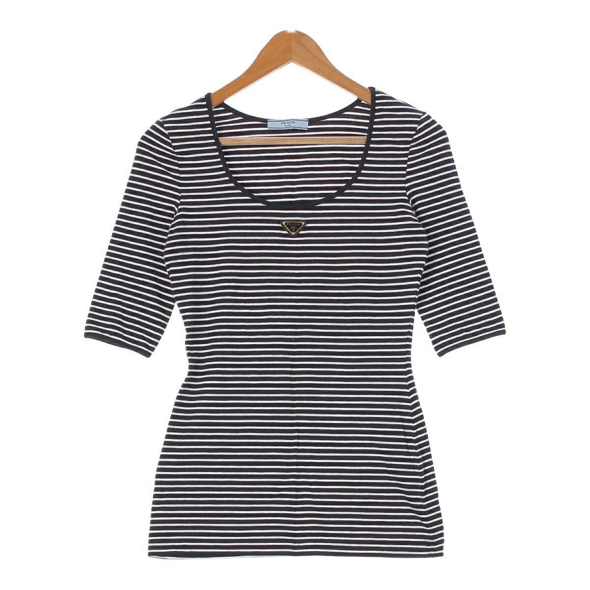 PRADA プラダボーダーtシャツ 【公式通販】