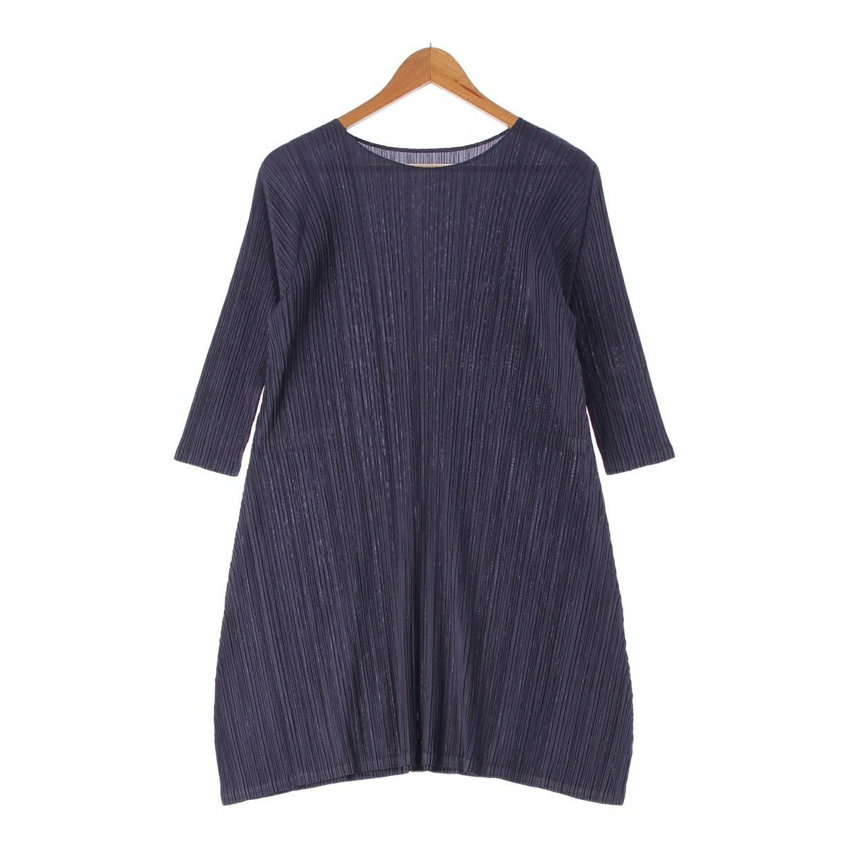 プリーツプリーズ イッセイミヤケ 17AW クルーネック プリーツ 七分袖