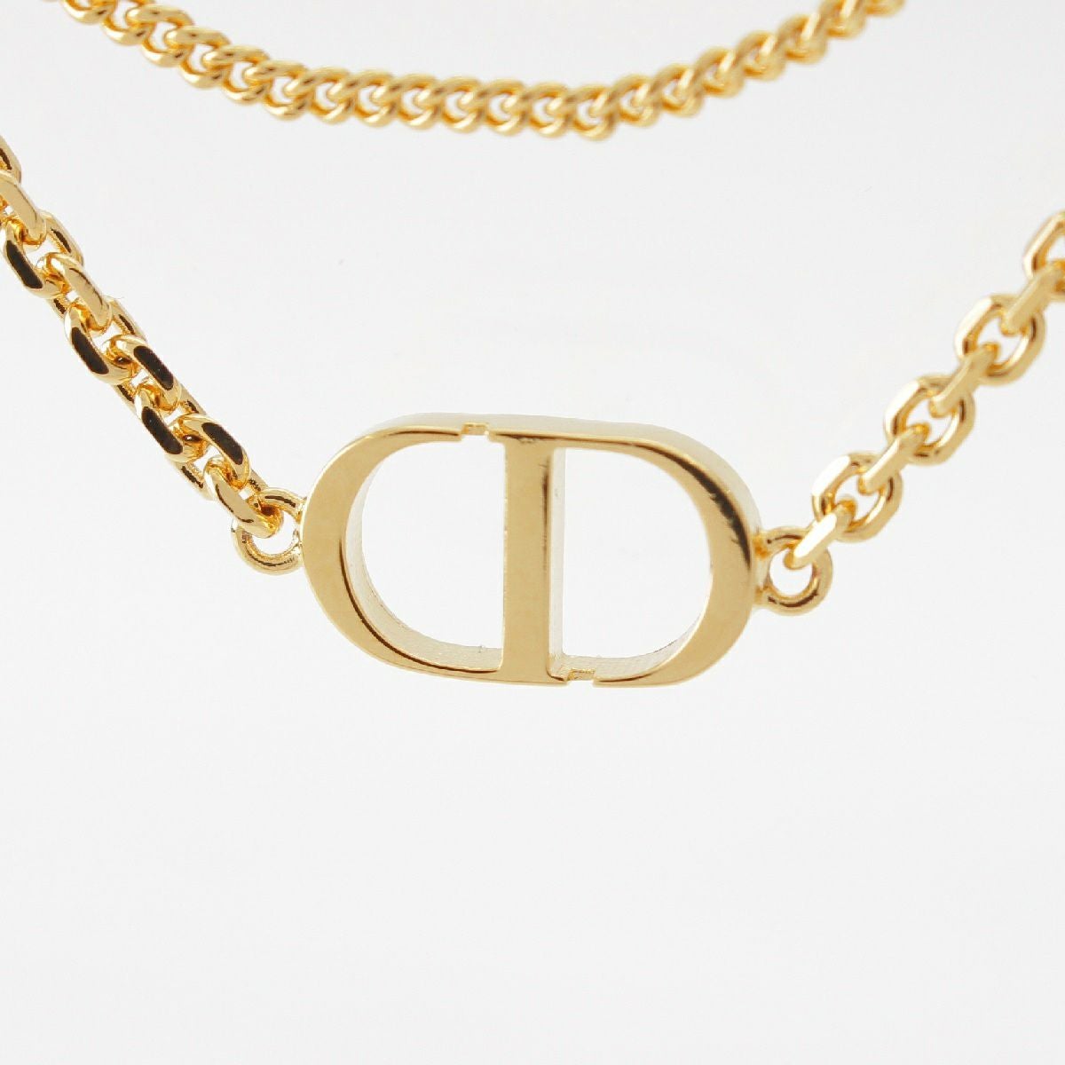 Dior CDロゴ スターモチーフ ネックレス 2連 クリスチャンディオール
