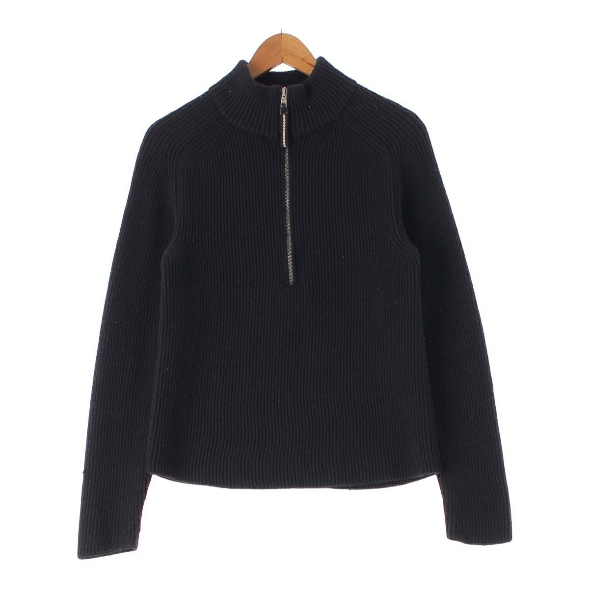高級　トムフォード　ドライバーズニット　ブラック　カシミヤ　シルク　レザー　50 グッチ ニット ハーフジップ トムフォード期 ニット ドライバーズ
