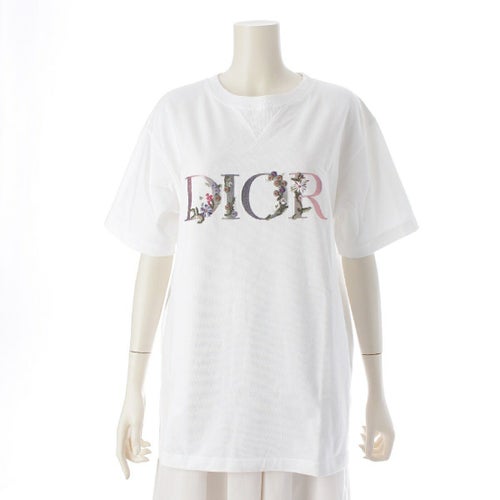 ディオール 21SS Oversized Dior Flowers Tee コットン フラワーロゴ 