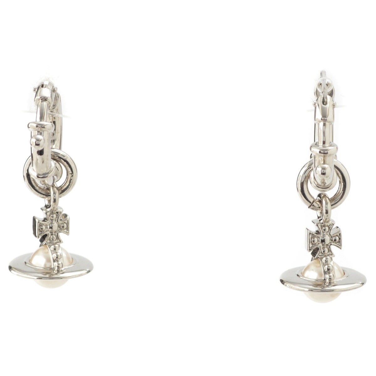 Vivienne Westwood オーブ ドロップピアス シルバー ヴィヴィアンウエストウッド オーブ ドロップ ピアス シルバー | 中古