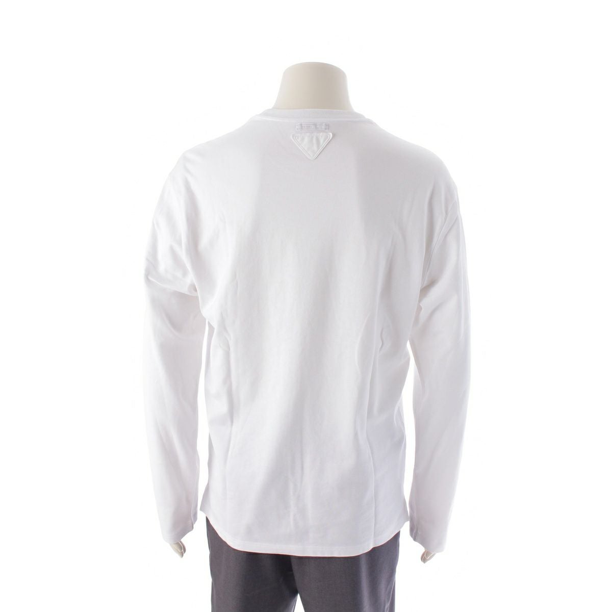 プラダ 21SS コットン トライアングル ポケット 長袖Tシャツ ロンT