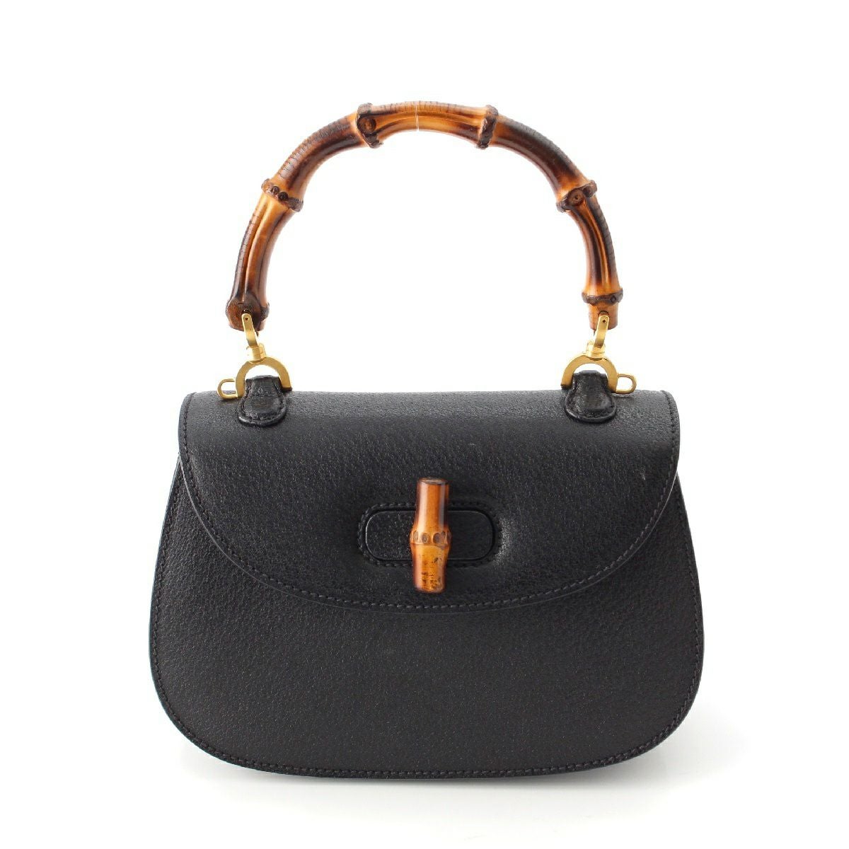 グッチ オールド レザー ヴィンテージ バンブー 2way ショルダー