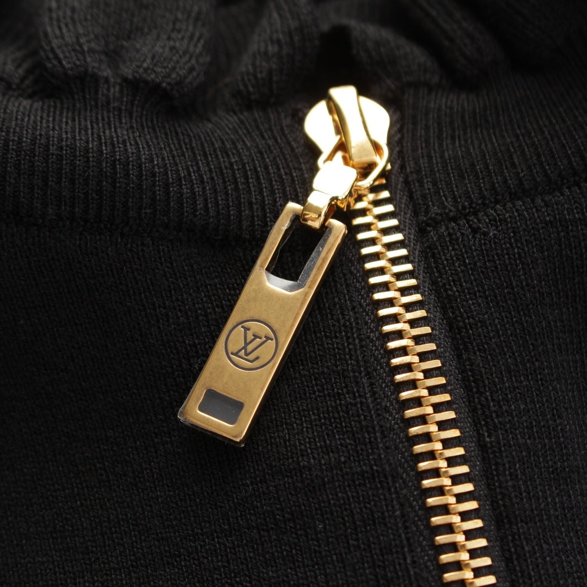 ルイヴィトン 20SS ウール ノースリーブ ロゴ フリル ニット