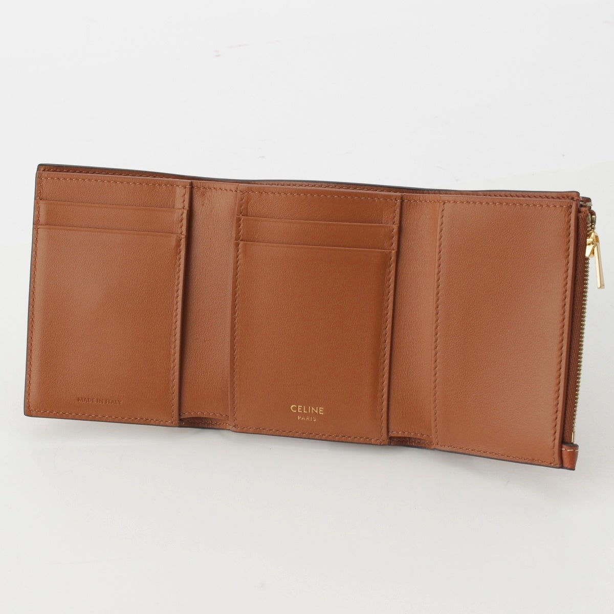 セリーヌ ファイン ストラップウォレット ニノ 三つ折り財布　トリオンフ セリーヌ ストラップウォレット ニノ STRAP WALLET NINO レザー