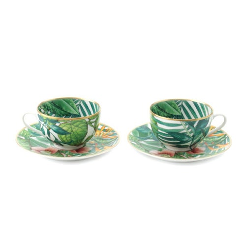 エルメス Passifolia パシフォリア 陶器 カップ＆ソーサー スモール 