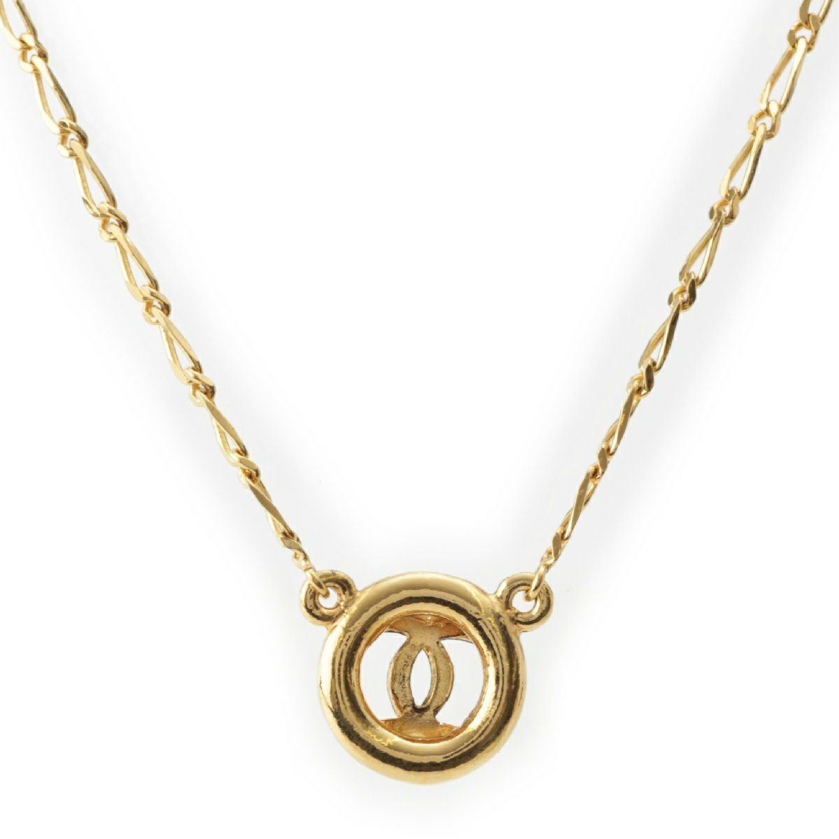 CHANELシャネル　ネックレス ココマーク　ヴィンテージ1983 刻印ありレア シャネル 1983 ヴィンテージ ココマーク サークル チェーン ネックレス