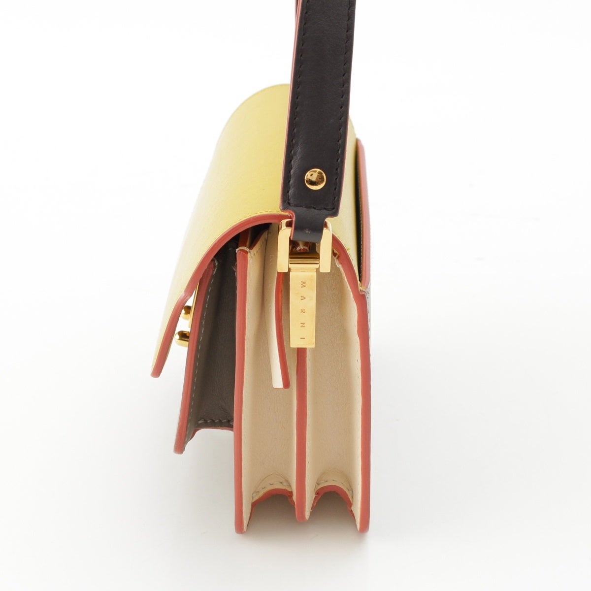 マルニ トランク TRUNK レザー ショルダーバッグ マルチカラー | 中古