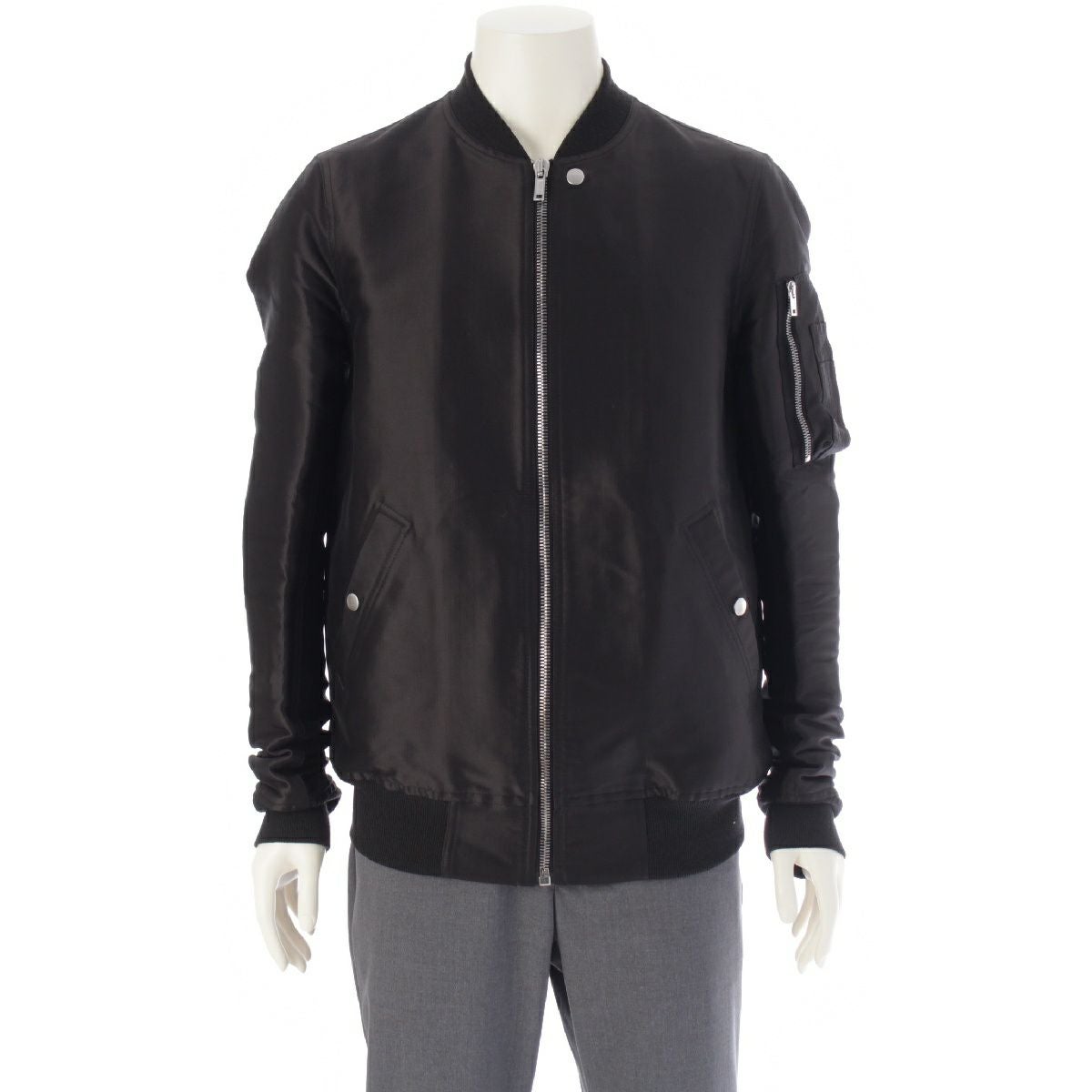 リックオウエンス 18SS RAGRANBOMBER シルク MA-1 ブルゾン ボンバー