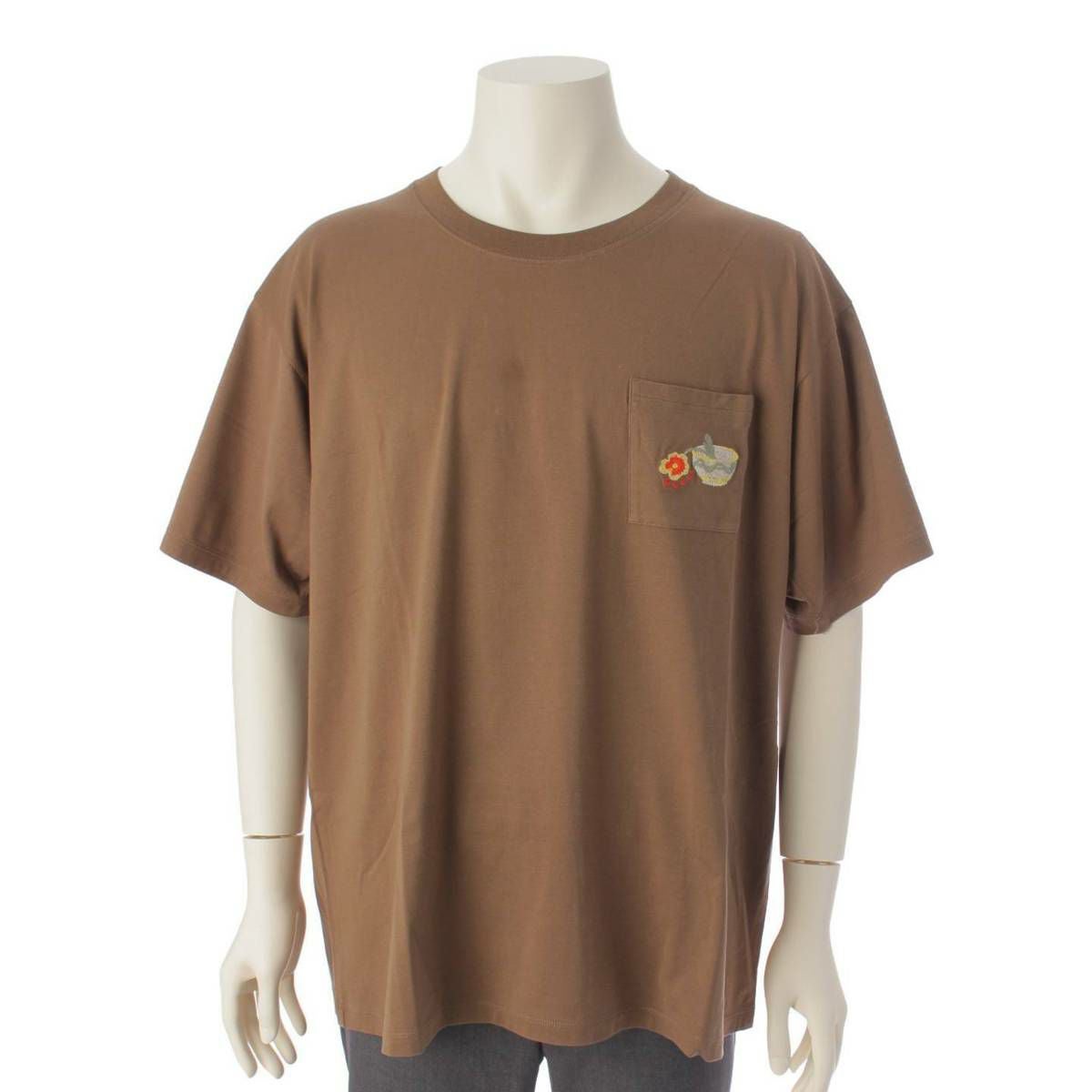 グッチ コットン LOVELIGHT 半袖Tシャツ 708678 ブラウン L | 中古
