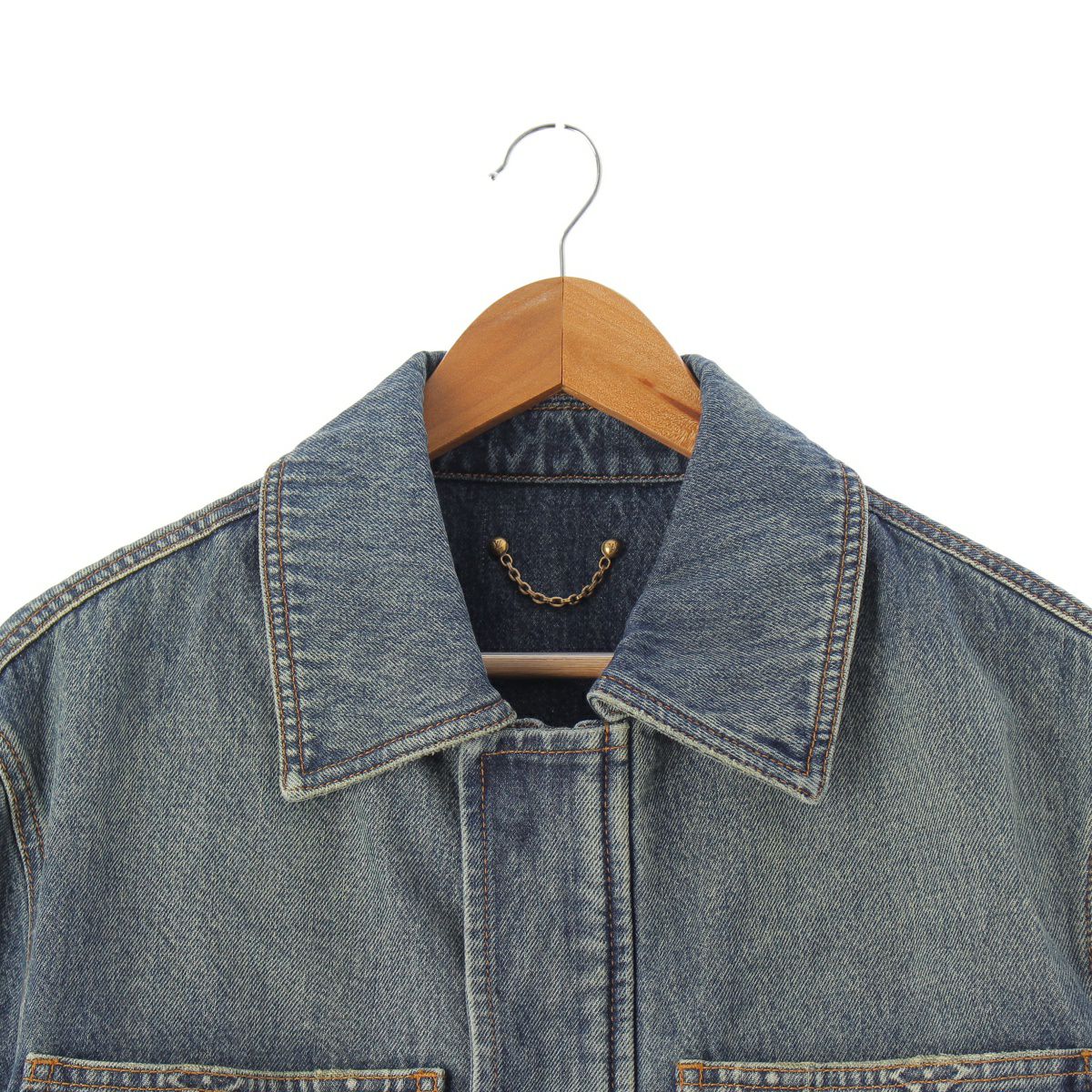 ルイヴィトン 23AW モノグラム デニム ジップアップ ワークウェア