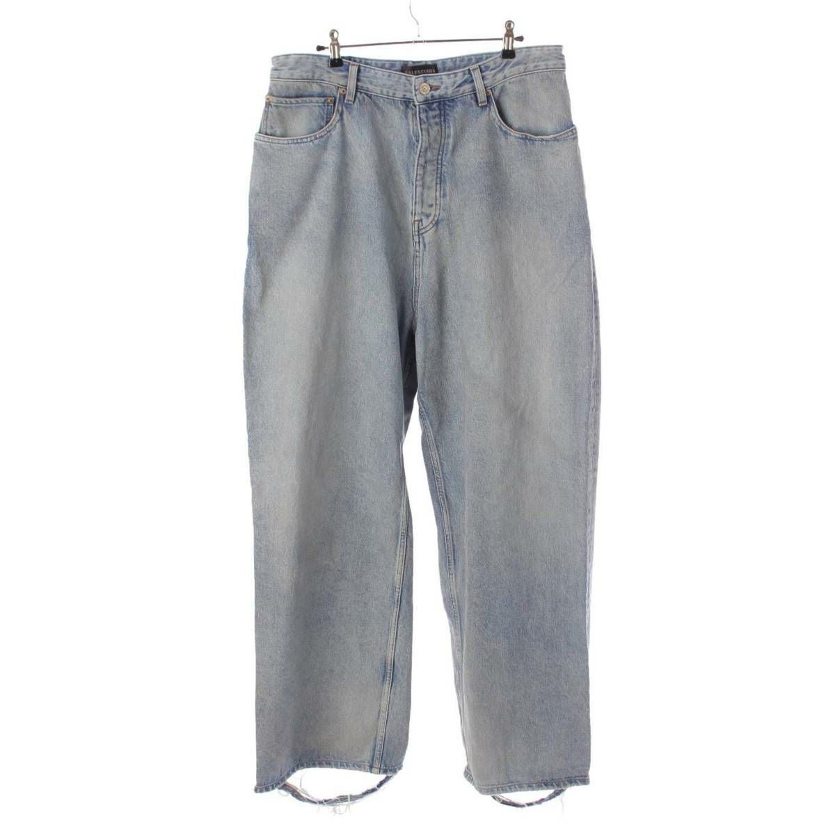 バレンシアガ 23年 BAGGY ダメージ バギー デニムパンツ ボトムス