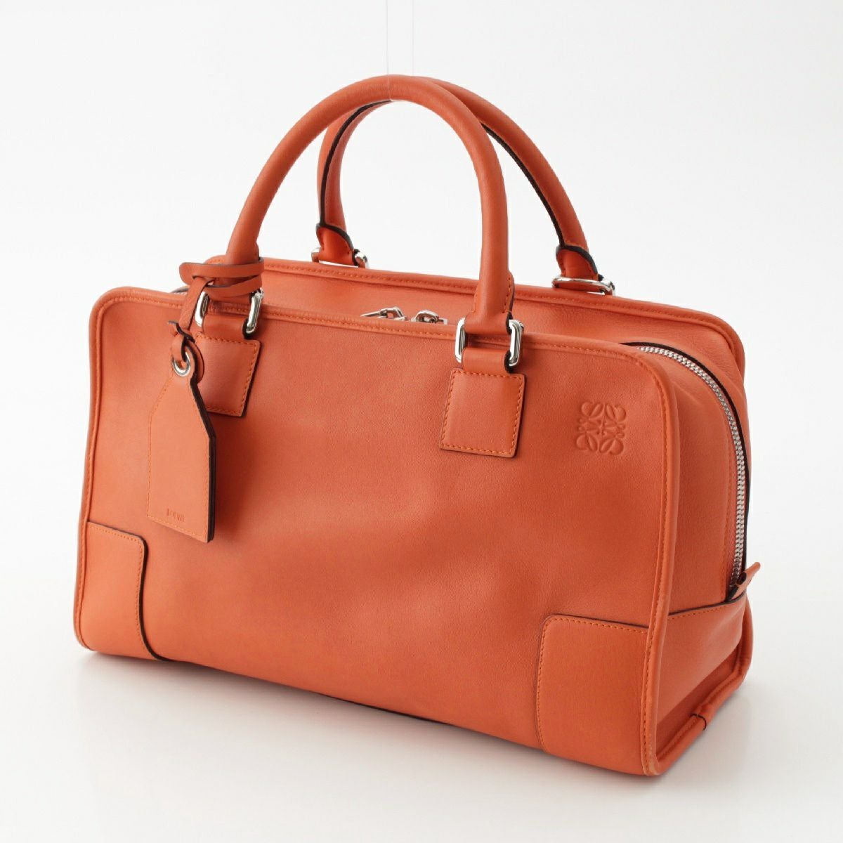 ロエベ アマソナ36 レザー アナグラム 2way ショルダー ハンドバッグ