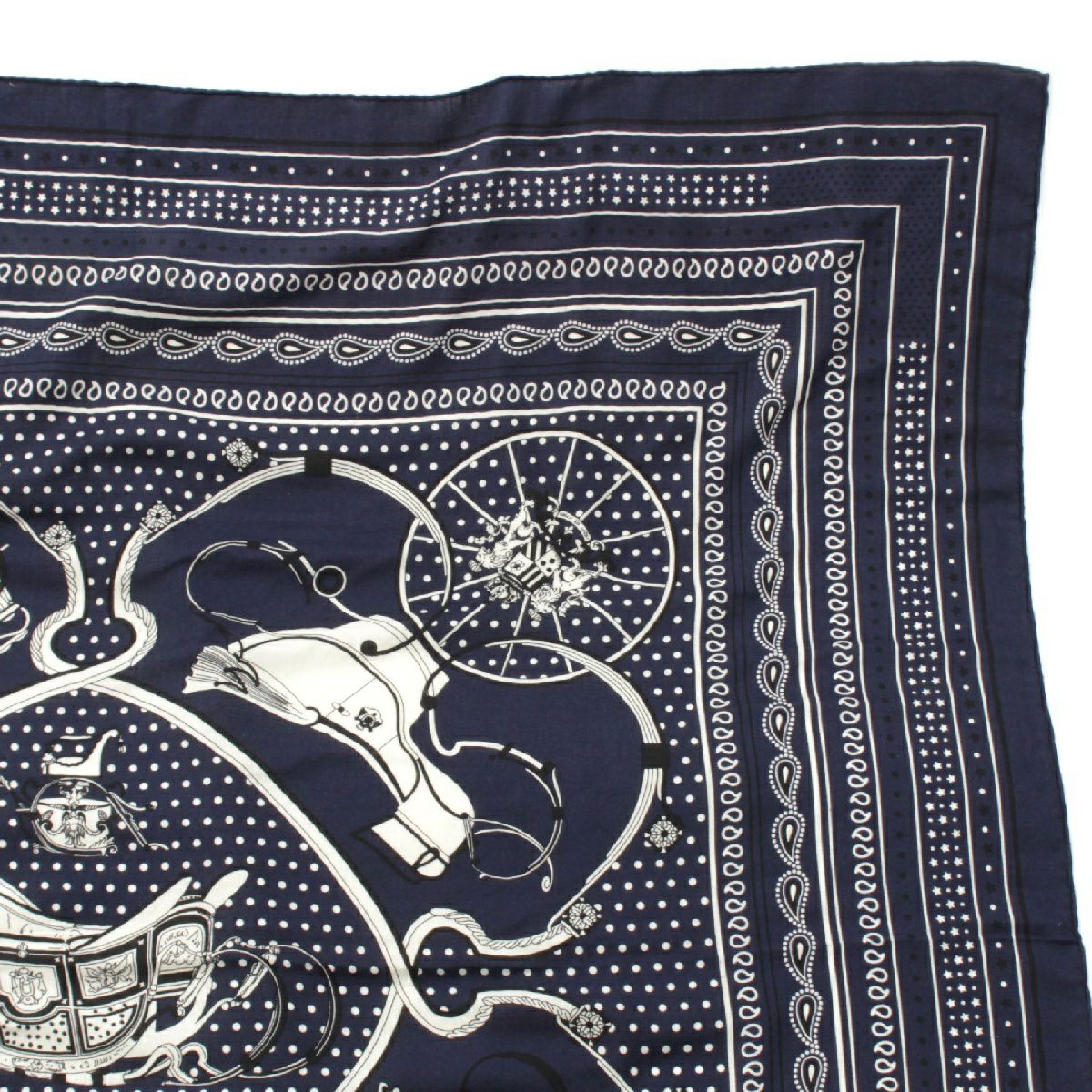 エルメス 23SS カレジェアン カレ140 カシシル カシミヤ シルク