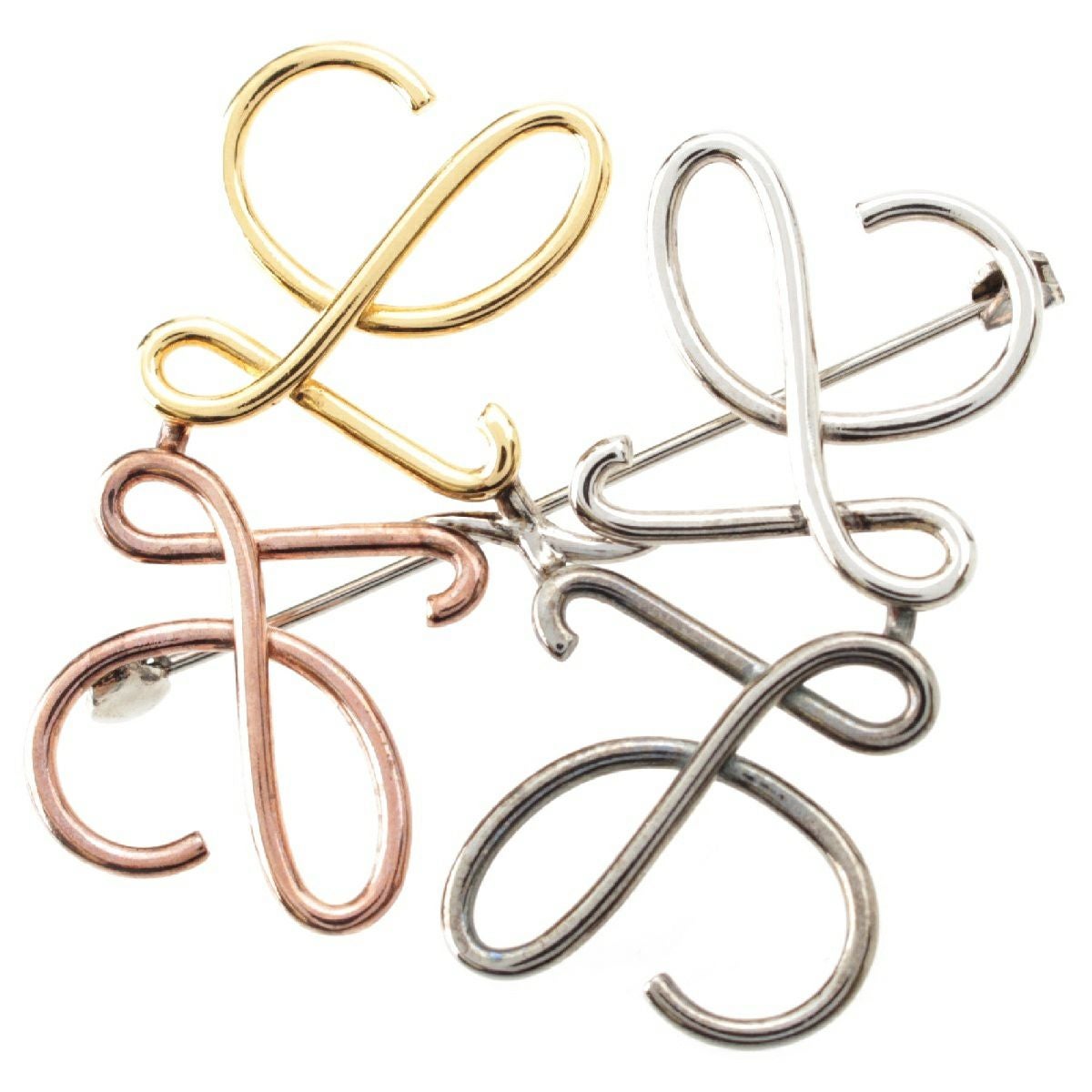 ロエベ アナグラム ブローチ ピン アクセサリー マルチカラー | 中古