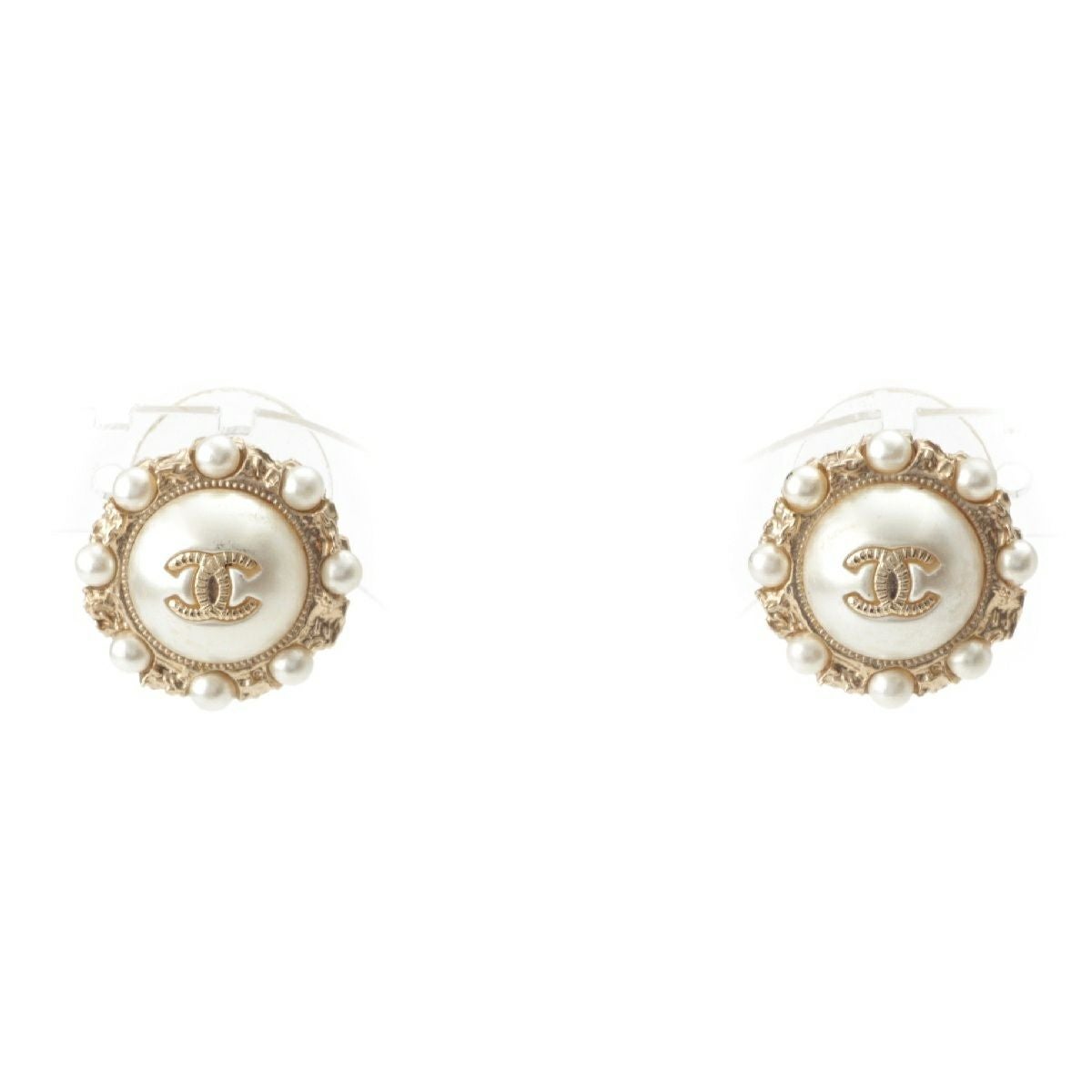 シャネル 18S ココマーク パール ピアス アクセサリー ジュエリー
